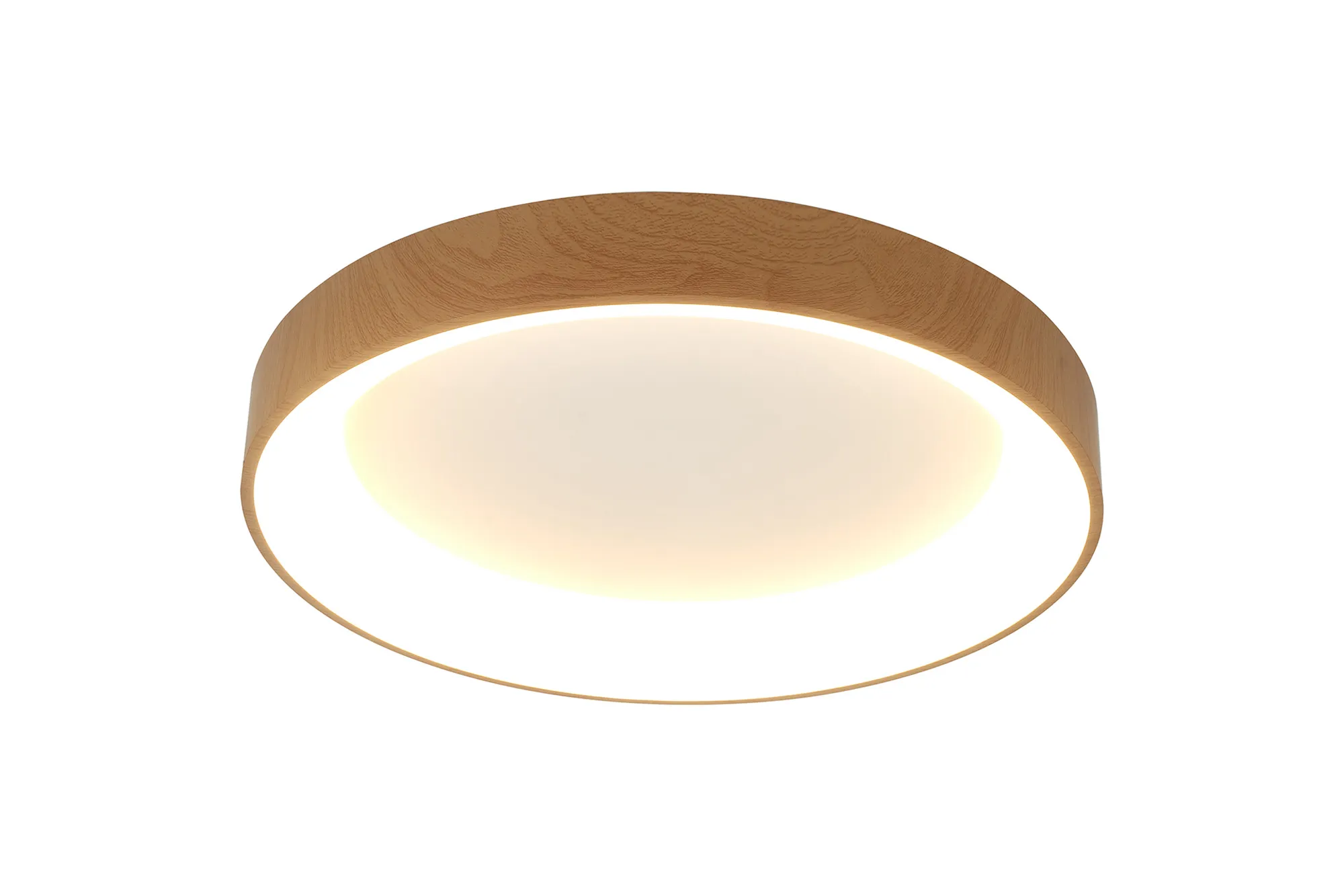 M8587  Niseko II Ring Ceiling 50cm 40W LED Wood